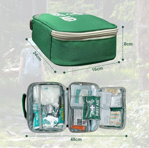 3x 258pcs Premium First Aid Kit Medical Travel Set | Emergency Family Safety