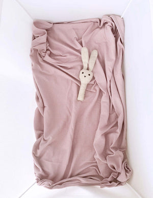 Ponchik Babies + Kids | Ribbed Swaddle Jersey Wrap | Love