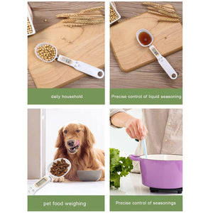 Weighing Electronic Digital Spoon Scale | LCD Display Kitchen Food Measuring Tool