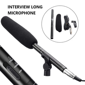 HZ-320 Professional Studio Condenser Shotgun Microphone | Filmmaking & Interview Recording