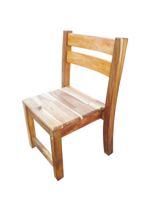 2 x Acacia Stacking Chairs