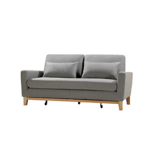 SHASA 2 Seater Pull-out Sofa Bed | Grey Celadon