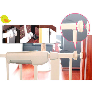 Adjustable Baby & Pet Safety Gate | Auto-Swing Security Door Barrier