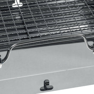 Portable Stainless Steel BBQ Charcoal Wood | Outdoor Barbecue Grill | Camping Picnic