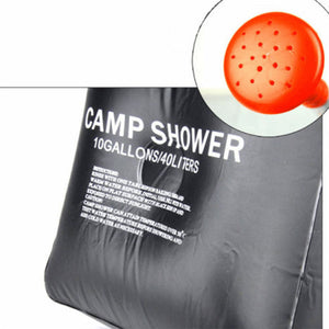 40L Craig Camp Shower Bag | Solar Heated Water Pipe | Portable Camping Shower