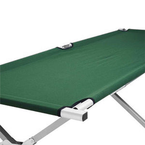 Camping Bed | Folding Stretcher | Lightweight w/ Carry Bag | Green