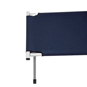 Camping Bed | Folding Stretcher | Lightweight w/ Carry Bag | Navy