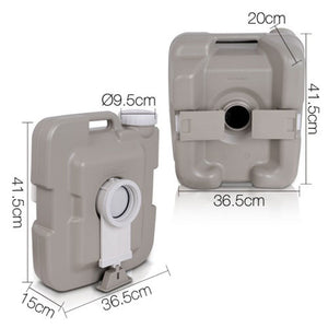 10L Outdoor Portable Camping Toilet | Compact Travel Commode