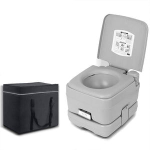 10L Outdoor Portable Camping Toilet | Bonus Carry Bag | Travel & Camping Essential