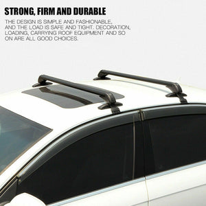 115cm Universal Car Roof Racks | Adjustable Cross Bars | Aluminium Alloy | Lockable Carrier