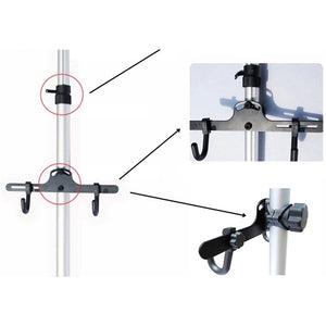 Heavy Duty Aluminum Alloy Bike Hanger | 2-Bike Storage Stand | Up to 4M