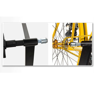 Indoor Bicycle Trainer | Foldable Parabolic Bike Training Stand | Fitness Cycling