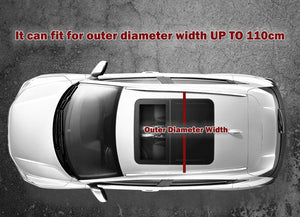 125cm Universal Car Roof Racks | Adjustable Aluminium Alloy Cross Bars | Lockable Carrier
