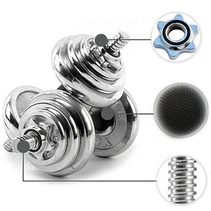 20KG York Dumbbell Set | Home Gym Weights | Barbell with Case