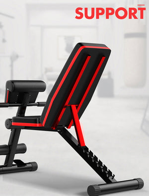 Adjustable FID Weight Bench | Ab Incline Sit-Up Press | Home Gym Workout