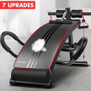 Foldable Adjustable Sit-Up Ab Bench | Weight Press Abdominal Fitness Gym