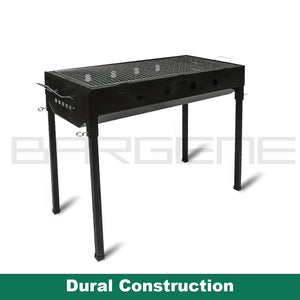 Large Portable Charcoal Outdoor BBQ Grill | Barbecue Set | Camping Picnic