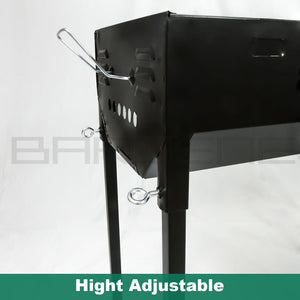 Large Portable Charcoal Outdoor BBQ Grill | Barbecue Set | Camping Picnic