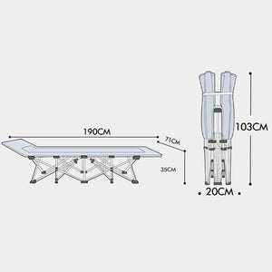 Deluxe Aluminium Camping Kitchen | Foldable Picnic Table w/ Windshield & Cupboard