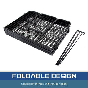 40" 8-Panel Pet Playpen | Dog Puppy Exercise Crate | Rabbit Fence Enclosure
