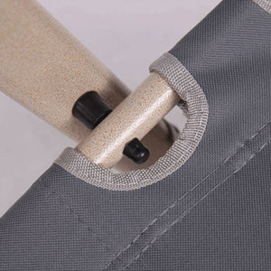 Reclining Sun Beach Deck Lounge Chair | Outdoor Folding Camping Fishing | Arm Rest | Grey