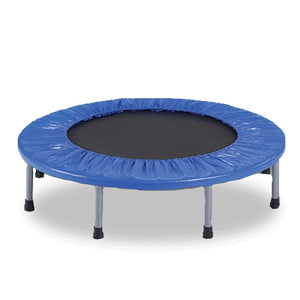 38" Mini Trampoline | Jogger Rebounder | Home Gym Fitness | Blue