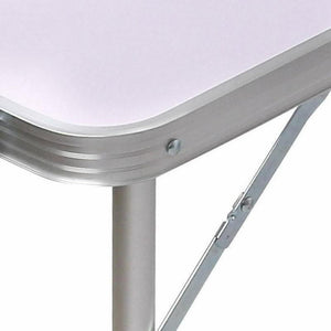 Portable Folding Picnic Camping Set | BBQ Party Aluminium Table | 4 Foldable Chairs