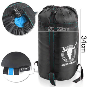 Outdoor Camping Envelope Sleeping Bag | Thermal Tent Hiking Winter | -15°C | Blue