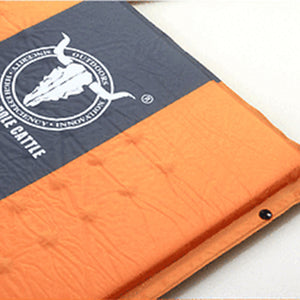 Self-Inflating Mattress | Sleeping Mat Air Bed | Camping Hiking Joinable | Single | Orange