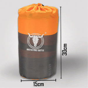 Self-Inflating Mattress | Sleeping Mat Air Bed | Camping Hiking Joinable | Single | Orange