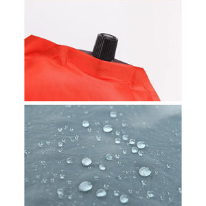 Double Air Bed | Self-Inflating Mattress | Camping Sleeping Mat | Joinable | Red