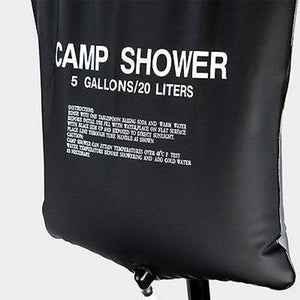 Pop-Up Portable Privacy Shower Room Tent & 20L Camping Water Bag | Blue