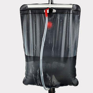 Pop-Up Portable Privacy Shower Room Tent & 20L Camping Water Bag | Orange