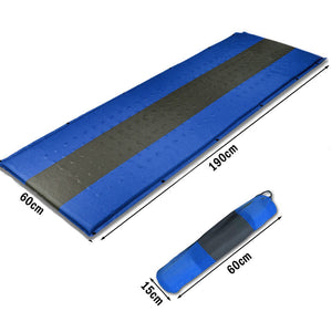 Self-Inflating Mattress | Sleeping Pad Air Bed | Camping Hiking Joinable | Blue