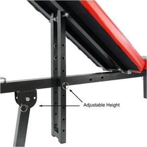 Adjustable Sit-Up Bench | Weight FID Incline Decline Press | Home Gym