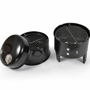 NEW 3-in-1 Portable Charcoal Vertical Smoker | BBQ Roaster Grill | Steel Water Steamer