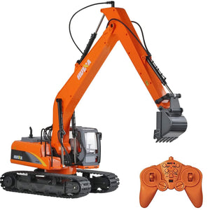 HUINA 1/14 RC Alloy Long Arm Excavator | Construction Engineering Toy