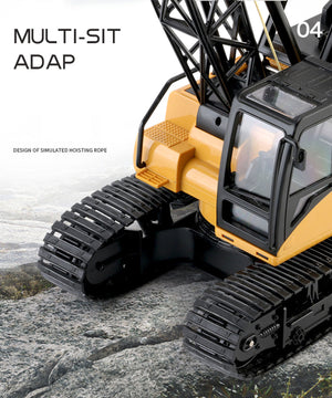 Huina 1:14 RC Crane Excavator | Construction Tower Truck Toy | Kids Boys Gift