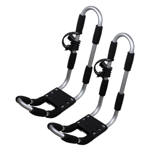 Roof Mount Car J-Bar Kayak Rack | Canoe Carrier | Heavy-Duty Load Support