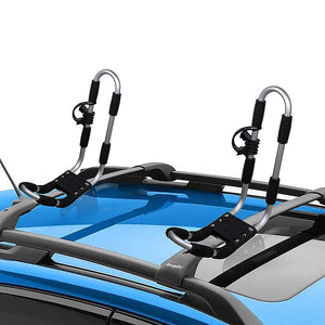 Roof Mount Car J-Bar Kayak Rack | Canoe Carrier | Heavy-Duty Load Support