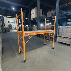 Mobile Safety Scaffold Ladder Tool | Heavy Duty 450KG Load Capacity