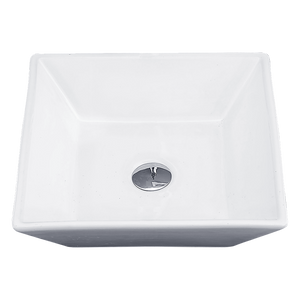 Bathroom Ceramic Rectangular Above Countertop Basin for Vanity