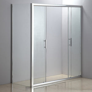1700x700 Sliding Door Safety Glass Shower Screen | Della Francesca