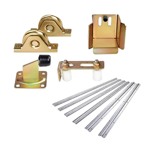 Sliding Gate Hardware Accessories Kit | 6m Track | Wheels | Stopper | Roller Guide
