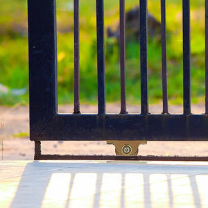 Sliding Gate Hardware Accessories Kit | 6m Track | Wheels | Stopper | Roller Guide