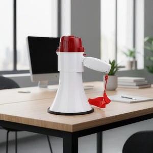 Audio Megaphone 25Watt Bull Horn with Siren