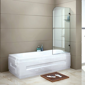 Frameless Bath Panel | 700x1450mm | 10mm Glass Shower Screen | By Della Francesca