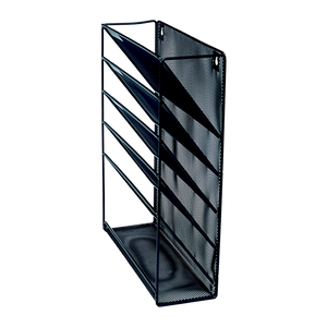 Wall Mount 6 Pocket Hanging File Sorter Organizer Folder Holder Rack Storage