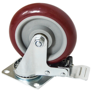 Heavy Duty Swivel Castor Wheels | 4 x 5" | 400KG Load | Trolley Furniture Caster | All Brake