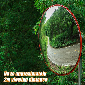 Wide Angle Convex Road Safety Mirror | 60cm | Traffic Driveway Security